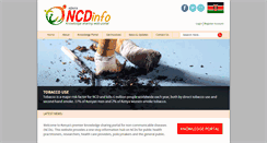 Desktop Screenshot of ncdinfo-kenya.org