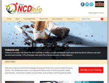 Tablet Screenshot of ncdinfo-kenya.org
